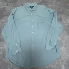 ◎RALPH LAUREN メンズ　長袖ボタンダウンシャツ　L D4X3