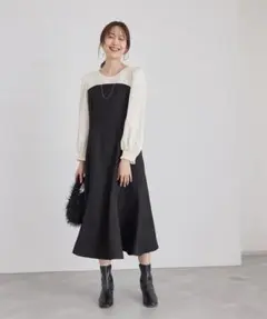 ROPÉ PICNIC　ロペピクニック ドッキングマーメイドワンピース 未使用M