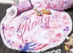 Rady トロピカルフラワー ラウンドマット