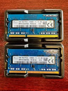 SKhynix ノートPC用メモリ 4GB 2枚セット 計8GB