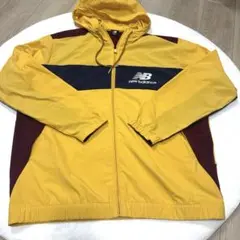 【美品】NEW BALANCE ニューバランス ナイロンジャケット イエロー