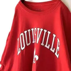 ブルー84 ルイスビル LOUISVILLE Tシャツ XL レッド 赤 古着