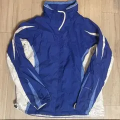 Columbia マウンテンパーカー L 青・白