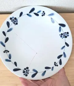 金継ぎ練習用　波佐見焼2枚と萩焼1枚