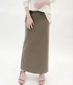 美品　RIAM-PLAGE リアムプラージュ Iライン　ロングスカート 34のサムネイル