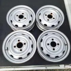 新車外し ダイハツハイゼット ジャンボ 純正スチールホイール 4個