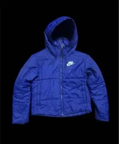 NIKE 青 ダウンジャケット フード付きリバーシブル