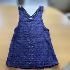 Zara kids ツイードジャンパースカート　ノースリーブワンピース