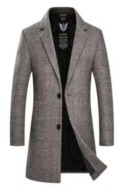チェスターコート メンズ 大きいサイズあり アウター チェック トレンチコート
