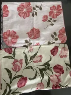 ※未使用＊枕カバー２枚セット　花柄