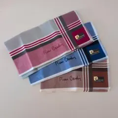 新品未使用　Pierre Cardin ハンカチ 3枚セット