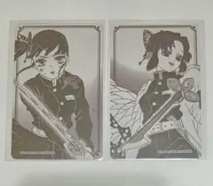 鬼滅の刃 しのぶ カナヲ JUMP SHOP 箔カードコレクション 2枚セット