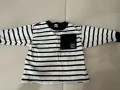 DRC ボーダー 長袖Tシャツ ポケット付き