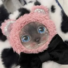 コヤンイサムチョン♡着ぐるみフェイス♡デニム♡クラウディ♡ラウンドトートバッグ