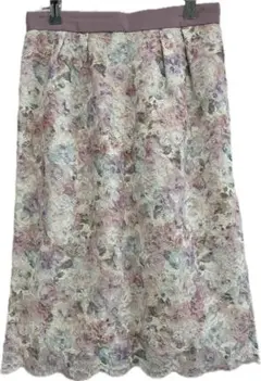 値下！【used】レッセパッセ LAISSE PASSE レースタイトスカート