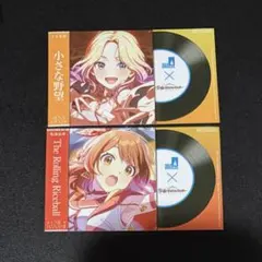 【学園アイドルマスター セット】 レコード風ステッカー 2種セット