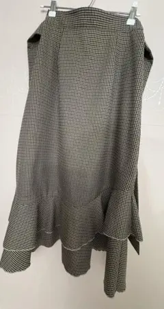 【匿名24時間以内発送】PARK East 千鳥柄 ロングスカート