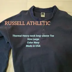 90s ラッセル アスレチック サーマル ロングスリーブ サイズ L 米国製