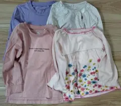 90サイズ長袖トップス4枚セット