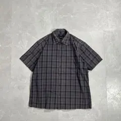 00s OLD GAP 半袖チェックシャツ ボックス 短丈 古着 cityboy