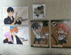 ハイキュー!! 東急ハンズ　特典ポストカード　日向影山2種4枚　アクリルチャーム