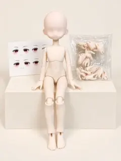 特1/6 BJDドール素体 23cm ヘッド・フェイスシール・手足パーツ付き