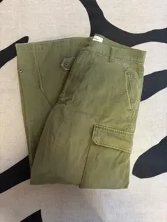 カーゴパンツ オリーブグリーン 4ポケット
