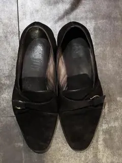polpetta ポルペッタ　ブラックスエード ローファー　ビット　ストラップのサムネイル