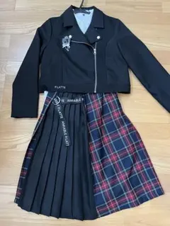 さらに値下げ‼️ピンクラテ⭐︎スカート（新品未使用)＆ジャケット　シャツのおまけ付き