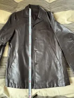 TK タケオキクチ ダークブラウン Fレザージャケット サイズ2 Mサイズ