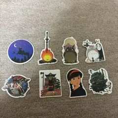 ジブリ ステッカー シール 8枚セット 新品未使用