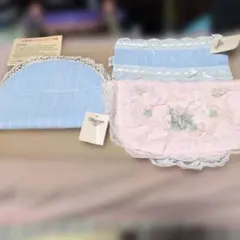 近沢レース店　 巾着バッグ ・ポーチ 3点セット 【タグ付き未使用品】のサムネイル