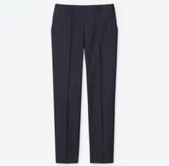 UNIQLO EZYアンクルパンツ（ストライプ・丈標準66～68cm）