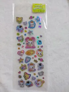 キラキラホログラムシール　平成レトロ