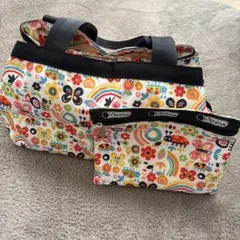LeSportsac 花柄 ボストンバッグ 中型