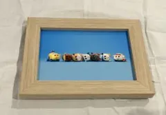 シリアルナンバー入り　シンエイ動画　45周年記念　モルカー　刺繍アート シリアルナンバー入り シンエイ動画 45周年記念 モルカー 刺繍アート