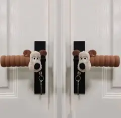 犬のドアノブカバー ぬいぐるみ