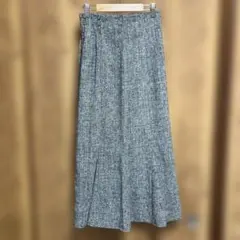 【flower】　フレア　マーメイド　スカート　グレーのサムネイル