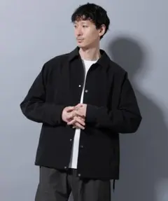 ナノユニバース　イタリアンドットリラックスコーチジャケット