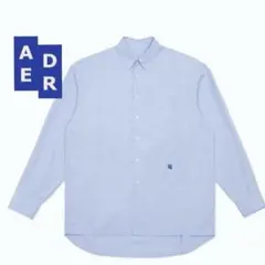 adererror オーバーサイズシャツ　ブルー　tws ジフン　着用のサムネイル