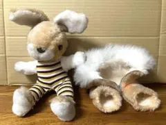 80年代 ビンテージ オリエンタルトーイ うさぎ ぬいぐるみ レトロ 当時物のサムネイル