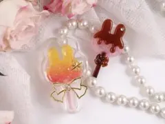 シリコンモールド　うさ耳　キャンディ　レジン　シャカシャカ　シェイカーモールド
