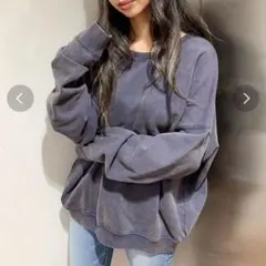 GYDA BACKクロス ブリーチスウェットTOPS