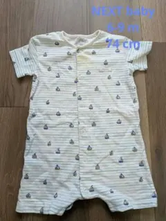 NEXT baby 6-9m 74cm マリン柄ロンパース　半袖