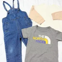 【100cm】 THENORTHFACE ユニクロTシャツ3点セット 美品