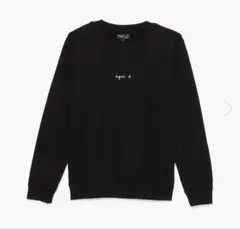 【美品】完売品agnis b. ハーフジップスウェットトレーナー 古着 希少XL agnes b.homme ハーフジップスウェット size:2 ブラック