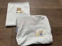 【新品未使用】ファミリア オムツ替えシートポーチセットのサムネイル