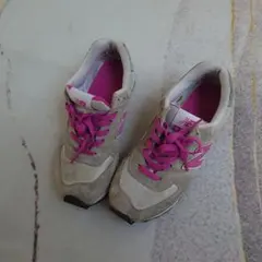 New Balance 574 スニーカー ベージュ/ピンク