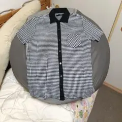 HAMNETT ギンガムチェック 半袖シャツのサムネイル