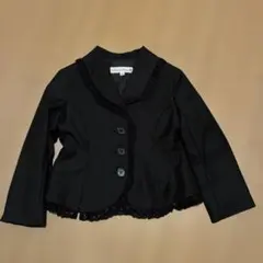 Catherine Cottage ブラックジャケット 110 フリル